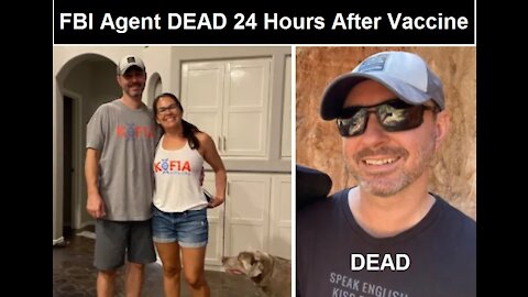 45-Year-Old FBI Special Agent Dies Less Than 24 Hours After Receiving The Pfizer COVID-19 Vaccine