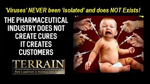 Big Pharma's Pharmaceutical industry does not Create 'Cures', They Create Customers!