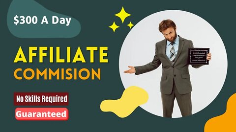 MAKE $300 A Day As An Affiliate Commission, How To Make Money On ClickBank