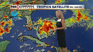 Increased Tropical Moisture into the Weekend