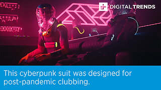 This cyberpunk suit was designed for post-pandemic clubbing.