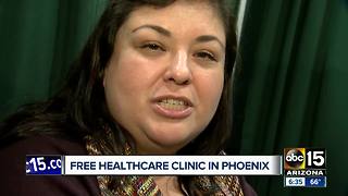 Downtown Phoenix hosts free healthcare clinic
