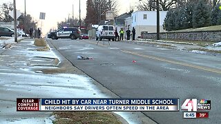 Child hit by car near Turner Middle School