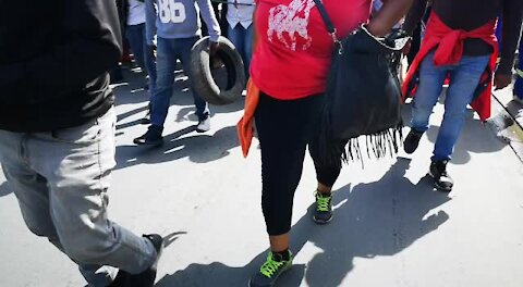 SOUTH AFRICA - Johannesburg - Alexandra residents march to Sandton (videos) (qDb)