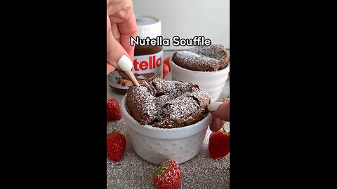2 Ingredient Nutella Soufle Recipe