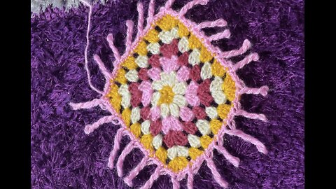 Granny square part-4/ tutorial for beginners #crochet #craft #art
