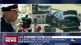 ABC News Special Report: Capitol Police officer killed after suspect rams barricade at US Capitol