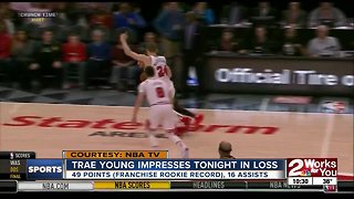 Trae Young Scores 49 Points, Breaks Franchise Rookie Record