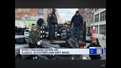NYPD Cracking down on illegal dirt bikes & scooters