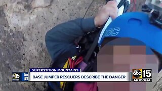 Base jumper rescuers describe the danger