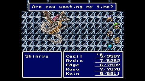 Final Fantasy 4 Ultima (SNES ROM Hack) - Part 37: Superbosses Shinryu & Storm Dragon