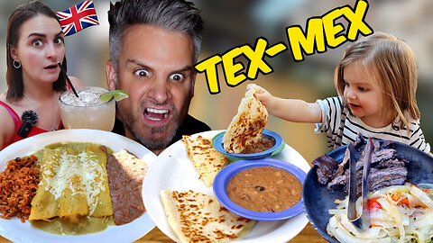 Brits Try [TEX MEX] For The First Time! **WE GOT RECOGNISED**