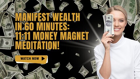 Manifest Wealth in 60 Minutes: 11:11 Money Magnet Meditation!