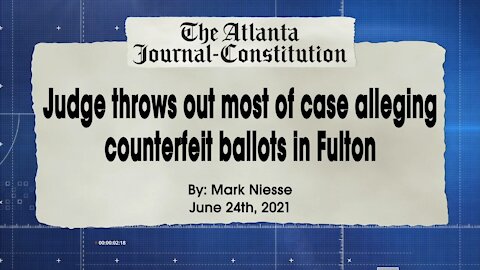 John rails against AJC for misleading headline on Fulton County case