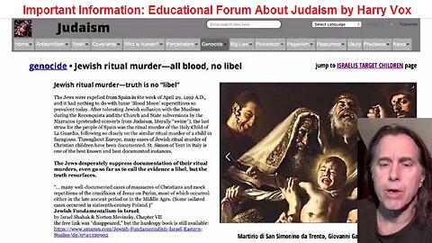 Important Information: Educational Forum About Judaism by Harry Vox