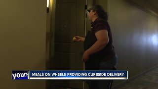 Meals on Wheels provides curbside delivery