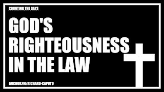 GOD's Righteousness in the Law