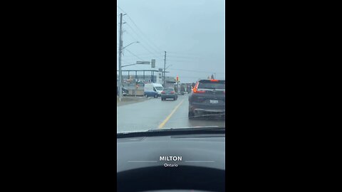 Wrong Way Driver On Milton Ontario