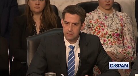 Sen Cotton Confronts Defense Sec: Why Does Israel Have To Provide Aid in Gaza?