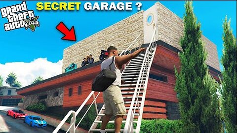 GTA 5 - Franklin Found Top Secret Garage Near Franklin's Garden in GTA 5