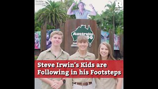 Steve Irwin's Kids are Following in his Footsteps