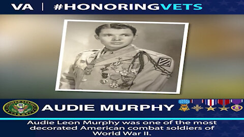 HonoringVets: Audie Murphy