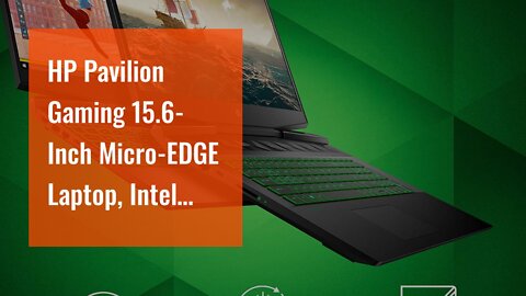 HP Pavilion Gaming 15.6-Inch Micro-EDGE Laptop, Intel Core i5-9300H Processor, NVIDIA GeForce G...