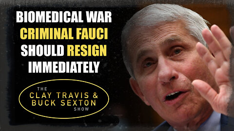 Biomedical War Criminal Fauci Should Resign Immediately