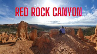 Hiking through Red Rock Canyon
