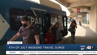 4th of July weekend travel surge