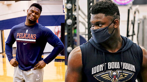 Zion Williamson Looks Insanely Fit Going Into 2nd Season After People Roasted Him For His Size