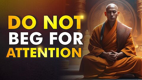 Don't BEG For Attention - A Buddhist and Zen Story