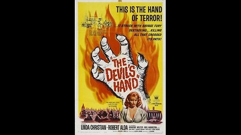 Devil's Doll The Devil's Hand 1961 AKA The Naked Goddess Horror Movie Colorized