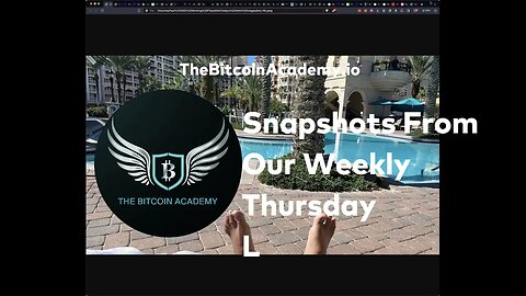 November 9, 2023 The Bitcoin Academy Presents Thursday Live Stream Tech Segment