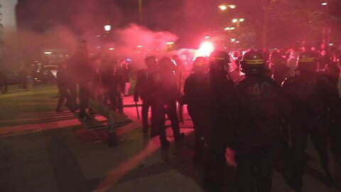 France: Clashes break out between police and Algerian fans amid Arab Cup win celebrations in Paris