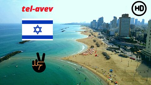 tel aviv city |israel|full hd |drone video 2022 amazing