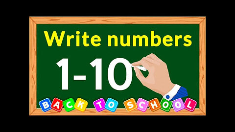 How to Write Numbers 1-10 | How to Write Numbers 1234. | Kids Learning Numbers 1-10.