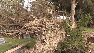 Wilder cemetery damaged