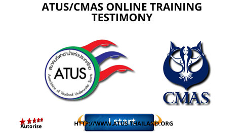 🥂ATUS #CMAS E LEARNING with ATUS, testimony from Willy, World Confederation of Underwater Activities