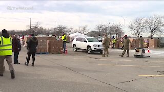 With Christmas right around the corner, residents give thanks to the Greater Cleveland Food Bank
