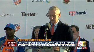 FC Cincinnati breaks ground on new stadium