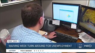 Waiting period waived for unemployment benefits