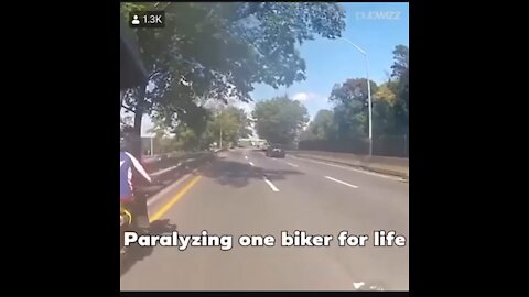 Car vs bikers