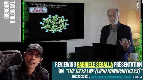 "Reviewing Gabriele Segalla presentation on CV19 LNPs"(Dec 23 2023) GigaOhm Biological JJ Couey