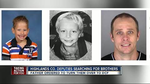 Deputies search for two young brothers missing in Highlands County