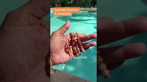 Summer Solstice and Sunstone! 🌞What are the benefits of Sunstone? Watch this video and find out how
