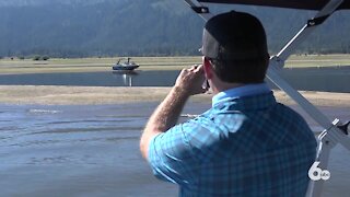 Boat stuck on a sandbar in Lake Cascade causes a nightmare for owner