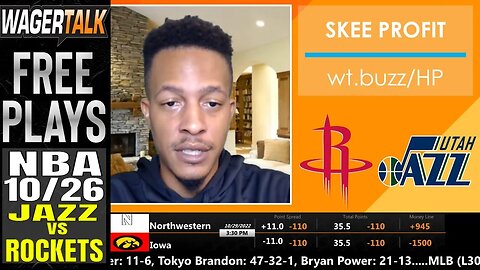 Utah Jazz vs Houston Rockets Picks and Predictions | NBA Betting Preview October 26 | Skee Profit