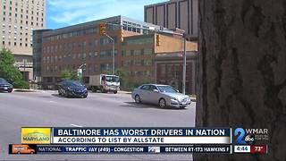 Allstate: Baltimore has the worst drivers in the U.S.