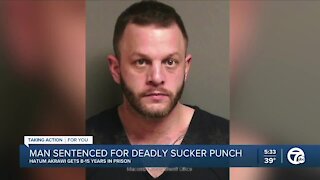 Man who pleaded guilty to deadly sucker punch gets 8-15 years in prison